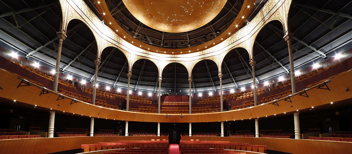 Techo y butacas del Teatro Circo en Albacete
