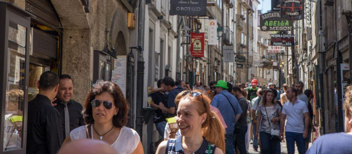 Una d elas mejores calles del mundo para comer está en Galicia