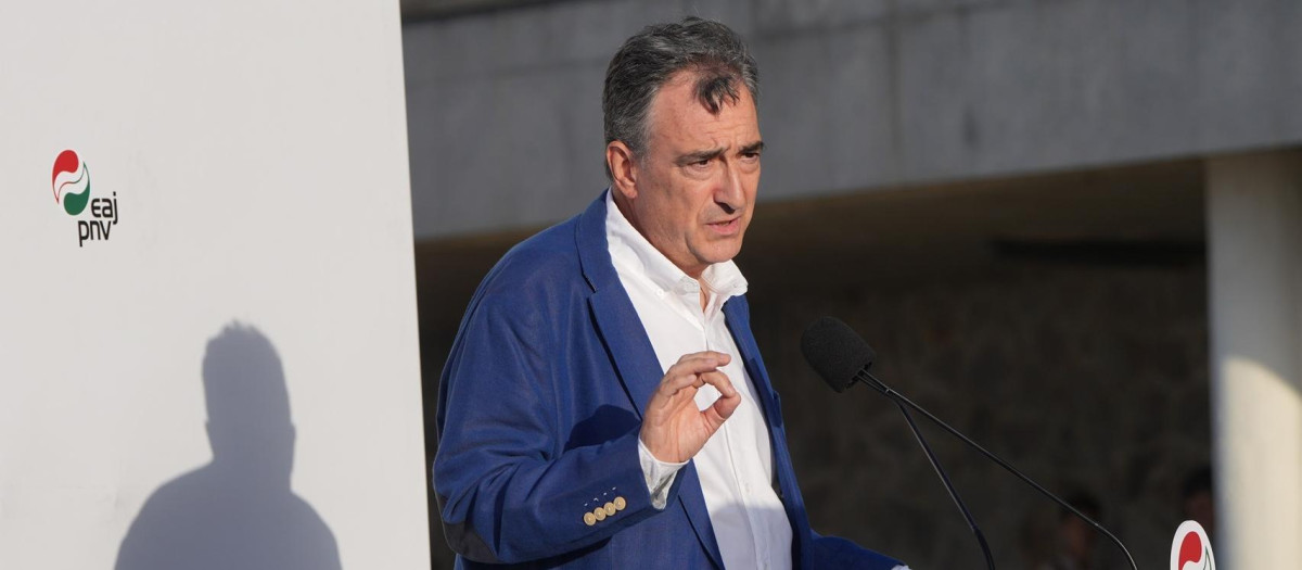 El presidente del EBB, Aitor Esteban