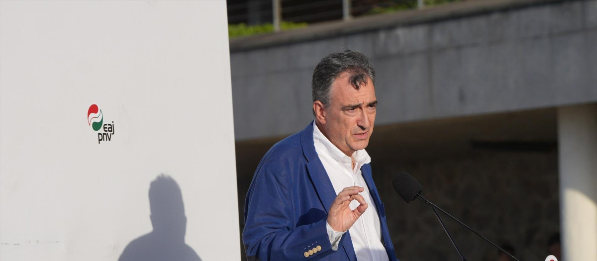 El presidente del PNV, Aitor Esteban