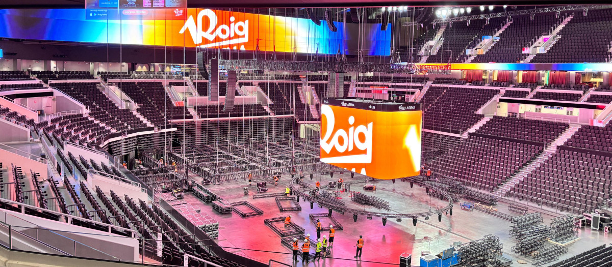 Imagen del interior del Roig Arena de Valencia.