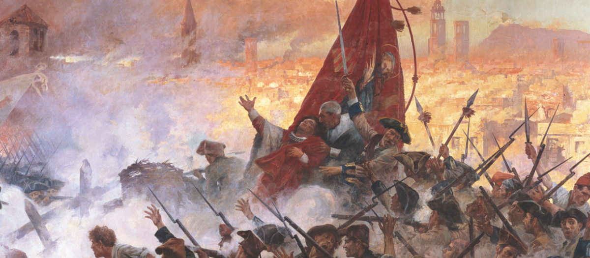 'L’Onze de Setembre del 1714', obra de Antoni Estruch (1907)