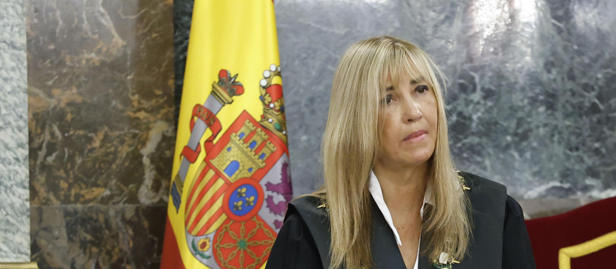 García Ortiz e Isabel Perelló en la apertura del Año Judicial
