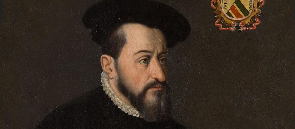 Detalle del retrato de Antonio Mendoza y Pacheco