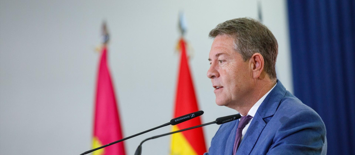 (Foto de ARCHIVO)
El presidente de Castilla-La Mancha, Emiliano García-Page, en Montearagón.

REMITIDA / HANDOUT por DAVID ESTEBAN GONZALEZ/JCCM
Fotografía remitida a medios de comunicación exclusivamente para ilustrar la noticia a la que hace referencia la imagen, y citando la procedencia de la imagen en la firma
23/6/2025