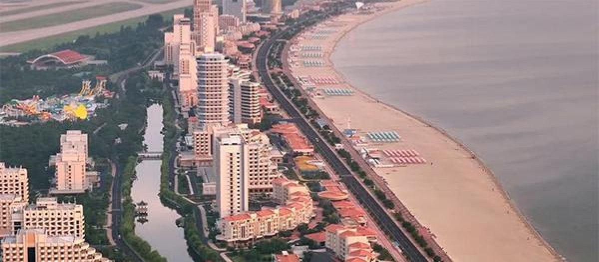 Complejo turístico Wonsan Kalma Coastal Tourist Area, el Benidorm de Corea del Norte.