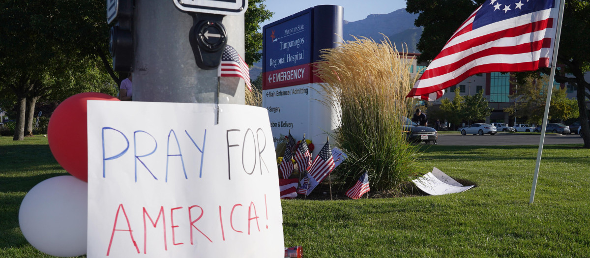 Dedicatorias a Charlie Kirk en el hospital de Utah donde falleció