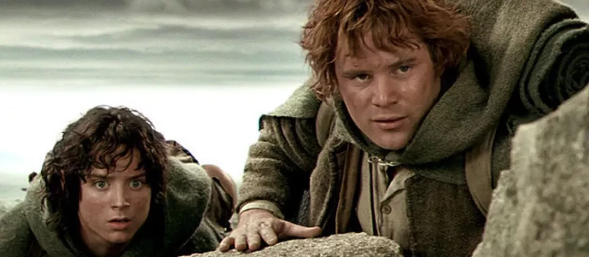 Frodo y Sam, en la trilogía cinematográfica de 'El señor de los anillos'