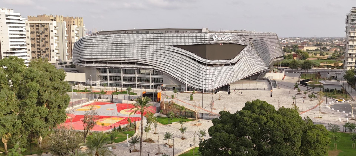 Imagen de la fachada de Roig Arena