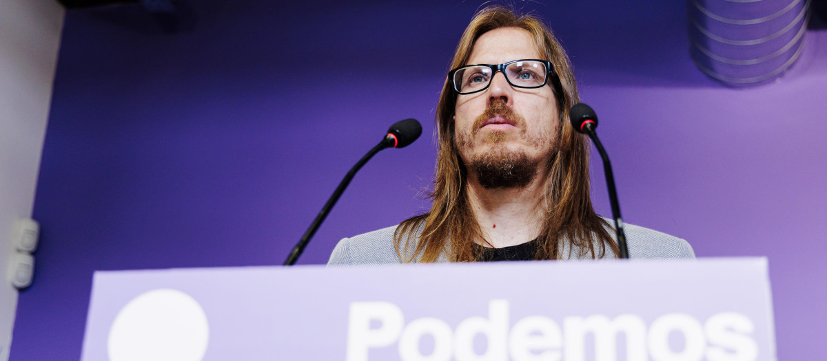 El secretario de Organización de Podemos, Pablo Fernández