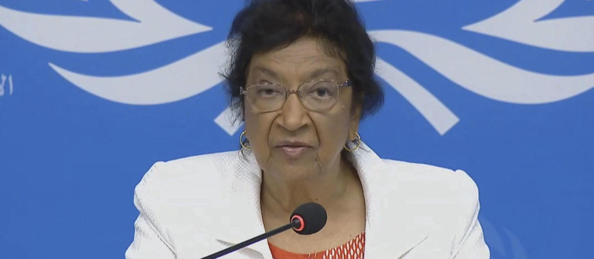 Navy Pillay, presidenta de la Comisión