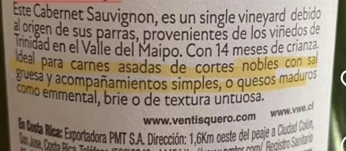 El vino vegano de Ventisquero