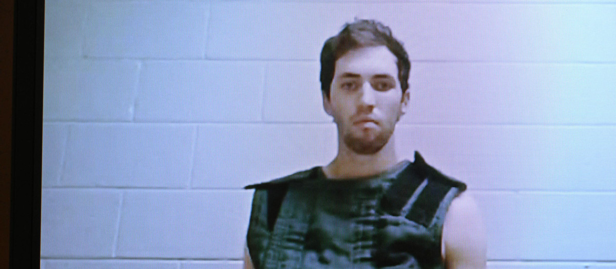 Tyler Robinson durante su comparecencia este martes