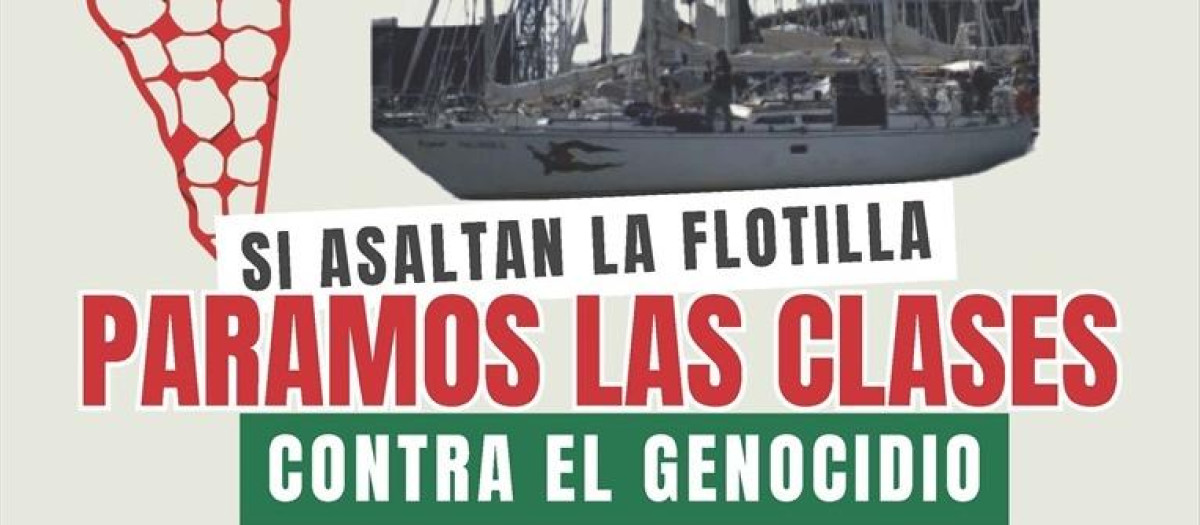 Estudiantes de la Universidad de Zaragoza llaman a parar las clases si hay ataques contra la Global Summud Flotilla