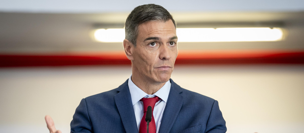 El presidente del Gobierno, Pedro Sánchez