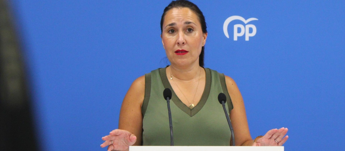 La portavoz del Partido Popular de Castilla-La Mancha, Alejandra Hernández