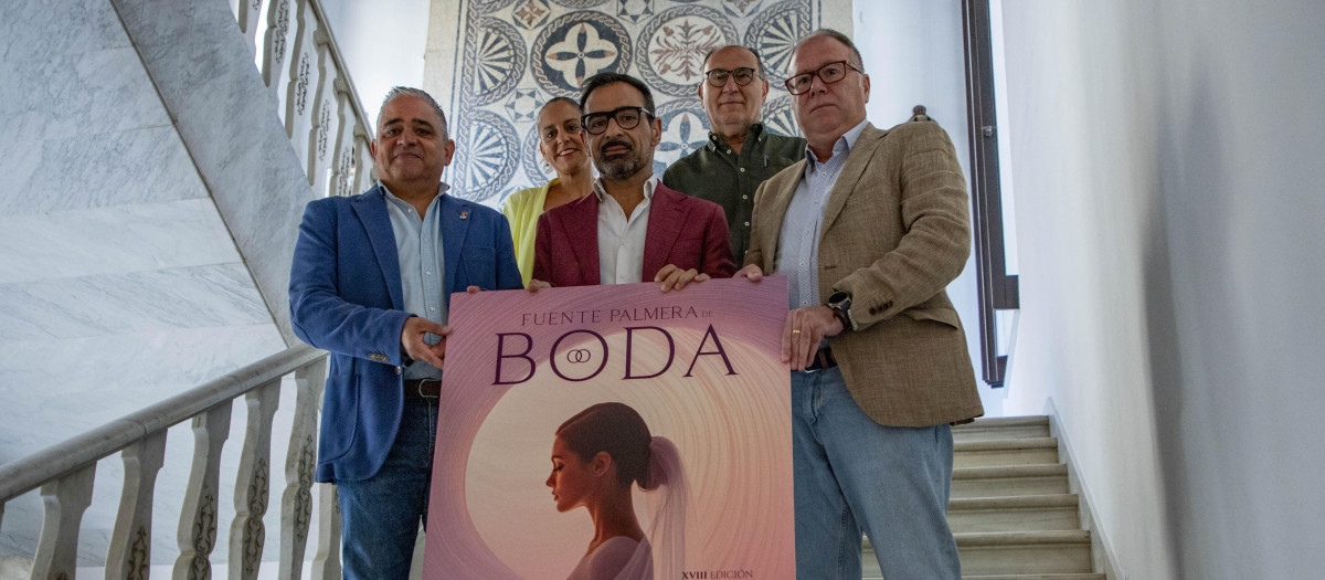 Presentación Fuente Palmera de Boda