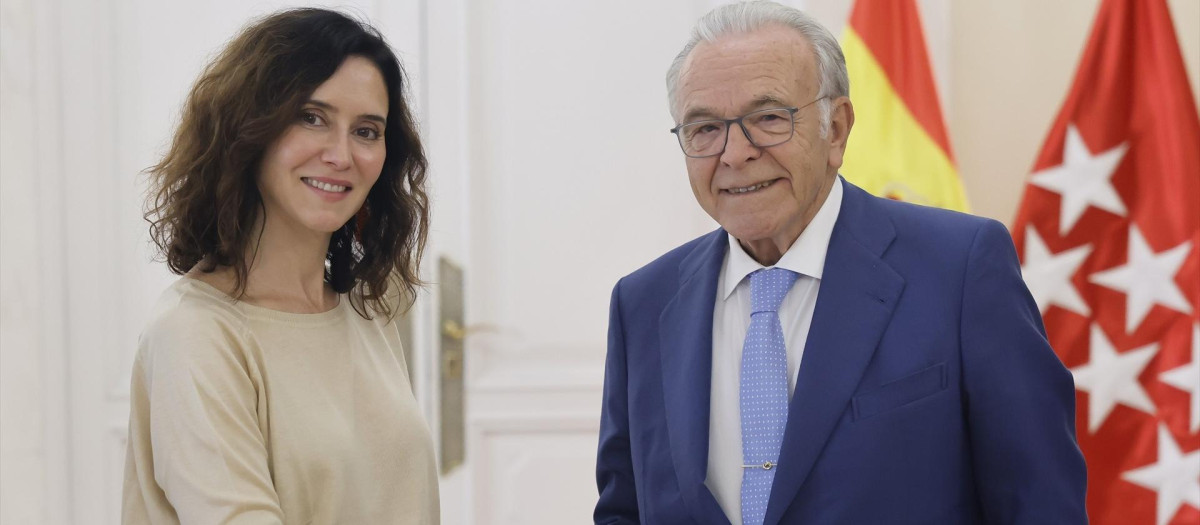 Isabel Díaz Ayuso e Isidro Fainé