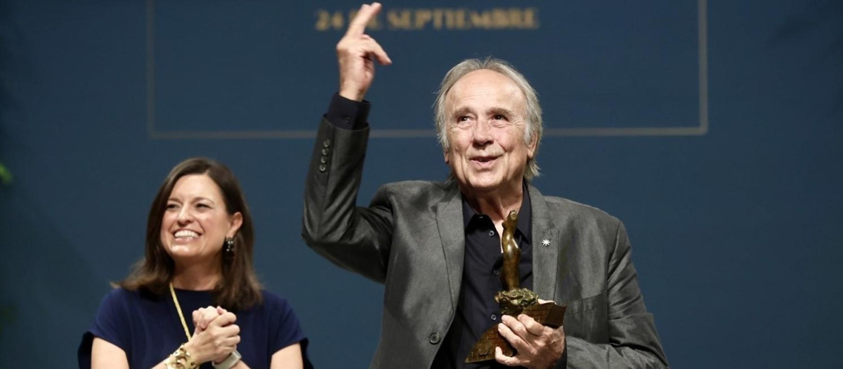 El cantautor y compositor Joan Manuel Serrat en San Fernando.