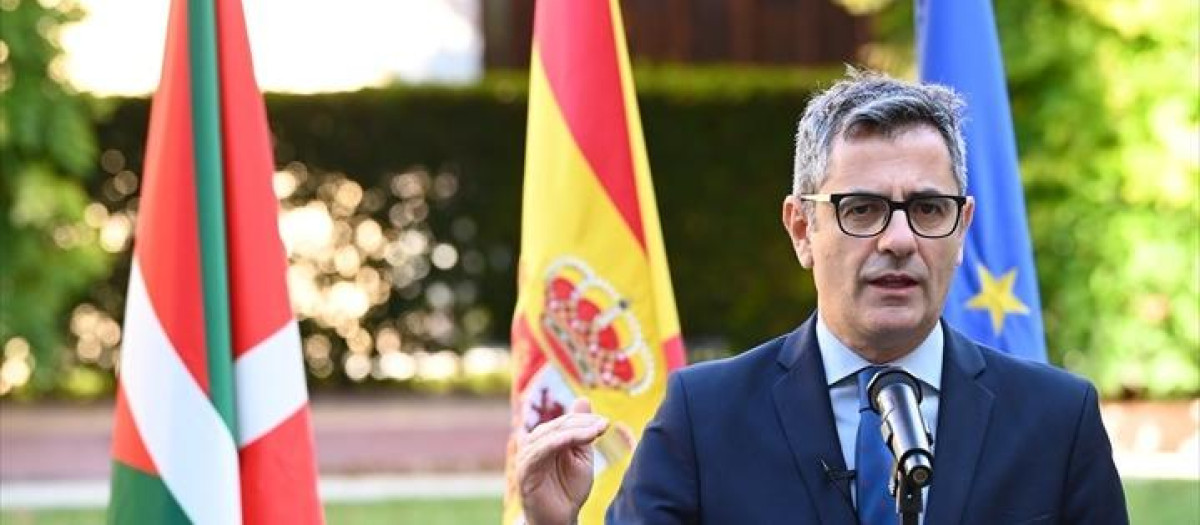 El ministro de Justicia, Félix Bolaños