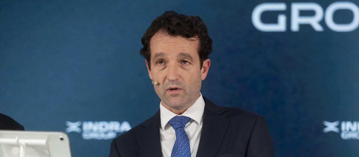 El presidente de Indra, Ángel Escribano.