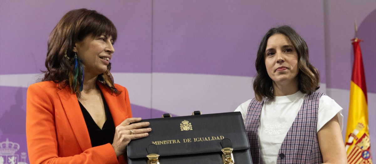 Ana Redondo e Irene Montero, las dos ministras de Igualdad bajo el mandato de Pedró Sánchez