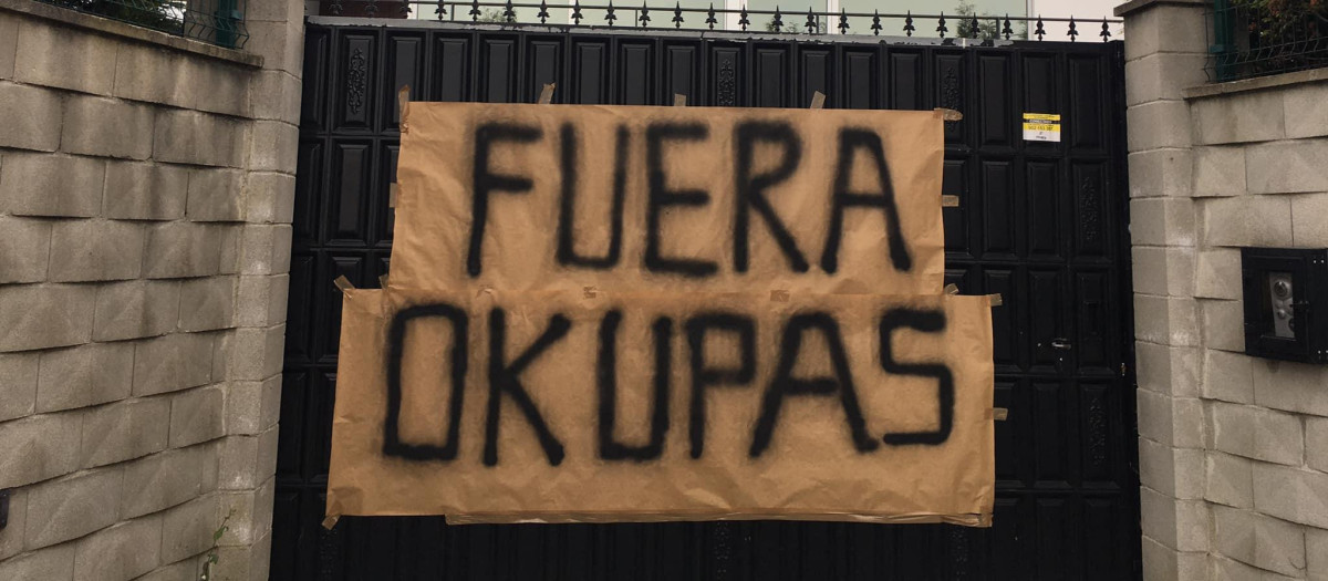 Una de las acciones que tomaron contra los okupas en La Zapateira, La Coruña