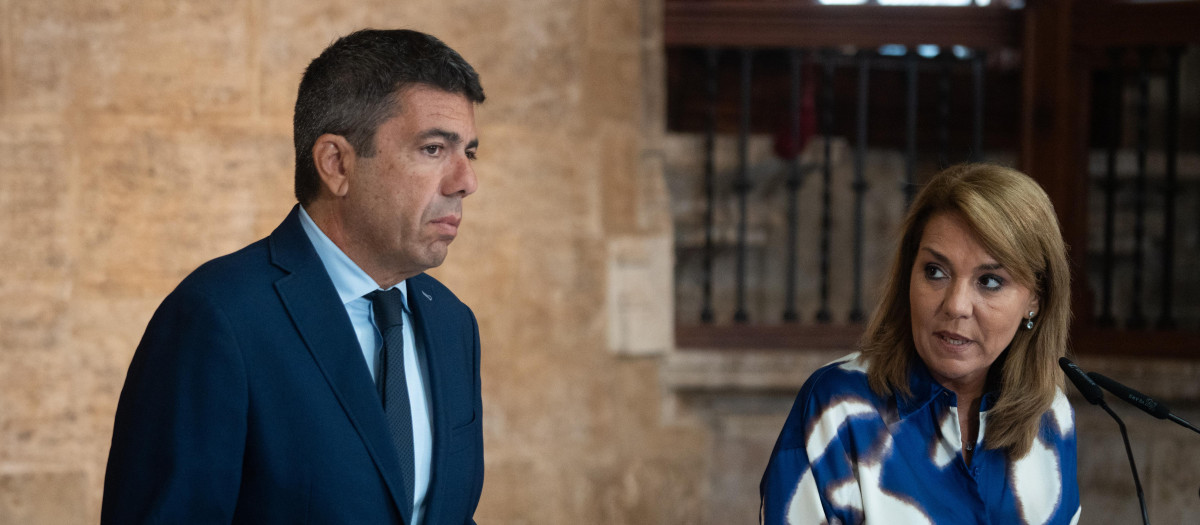 Imagen de Carlos Mazón junto a Susana Camarero