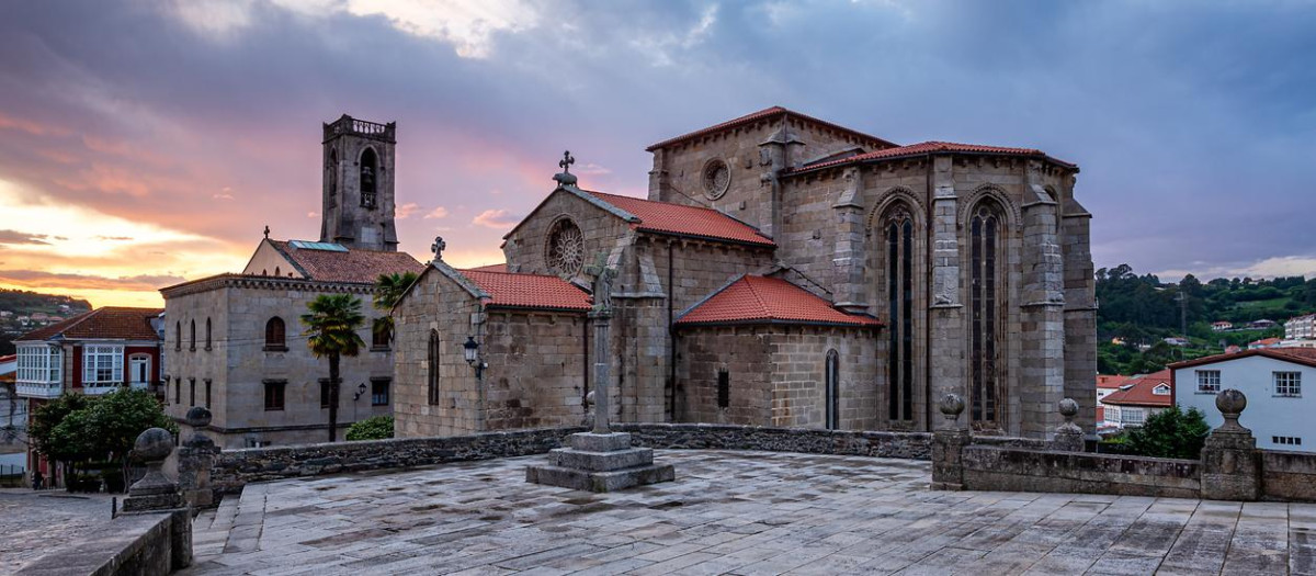 Iglesia gótica de San Francisco en Betanzos.