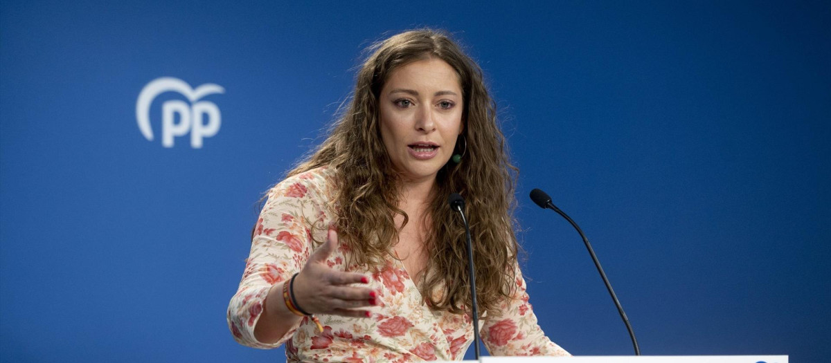La vicesecretaria de Sanidad y Educación del PP, Ester Muñoz