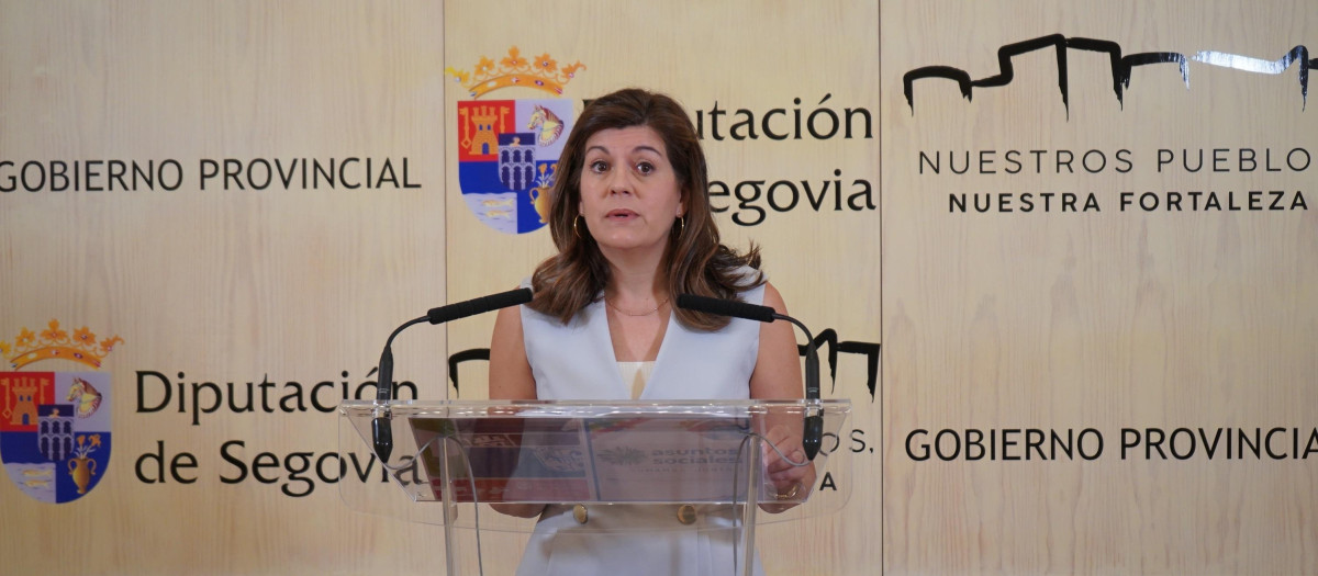 Azucena Suárez, concejal de Servicios Sociales del Ayuntamiento de Segovia, en una imagen de archivo
