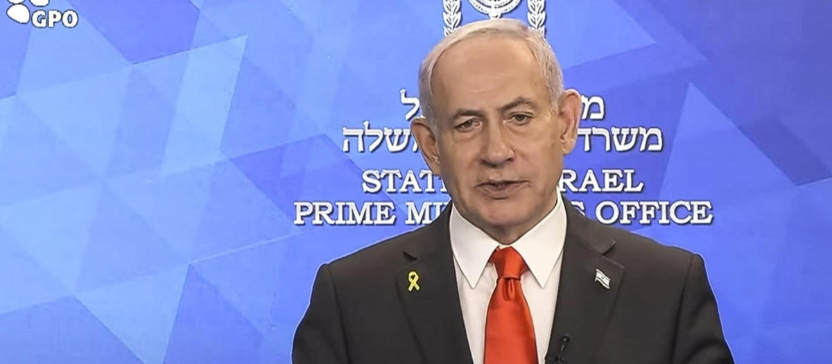 El primer ministro israelí, Benjamin Netanyahu