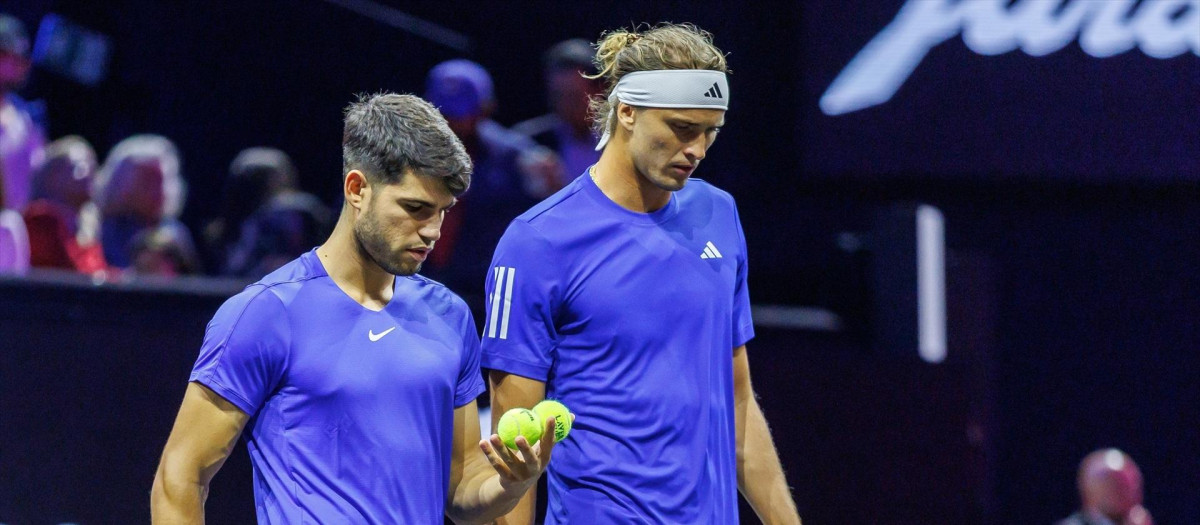 Carlos Alcaraz y Alexander Zverev