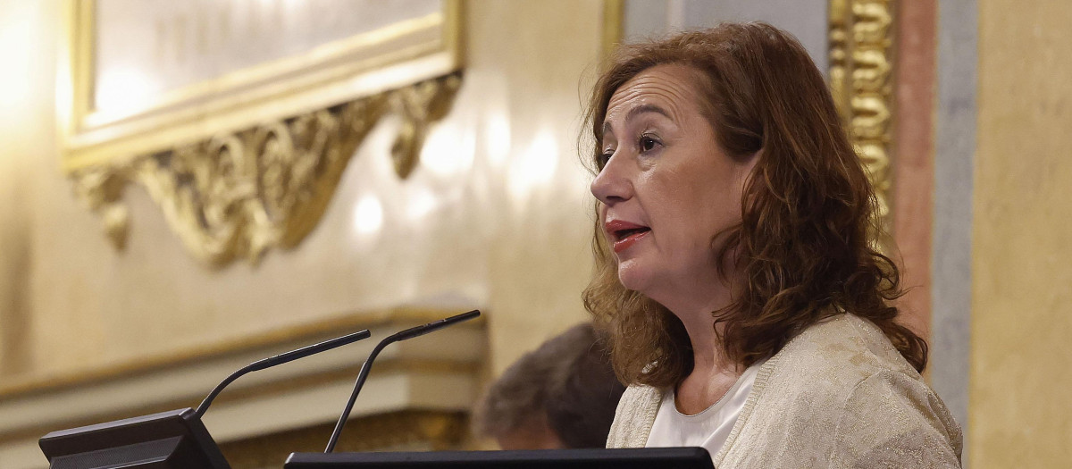 La presidenta del Congreso de los Diputados, Francina Armengol