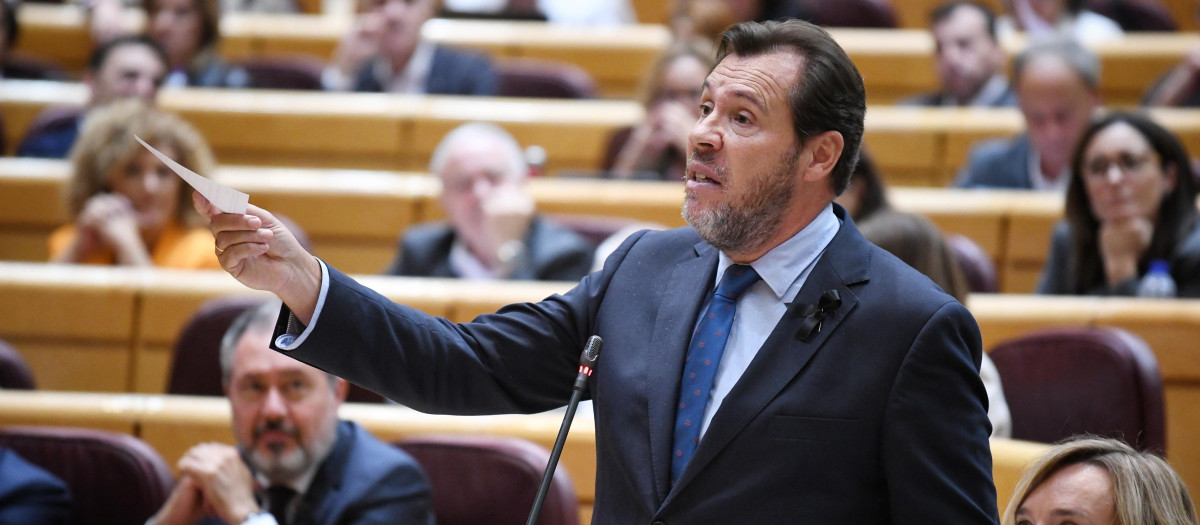 El ministro de Transportes y Movilidad Sostenible, Óscar Puente,