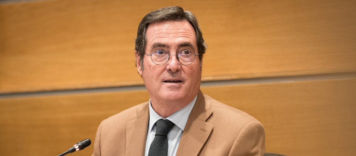 El presidente de la CEOE, Antonio Garamendi (Foto de archivo)