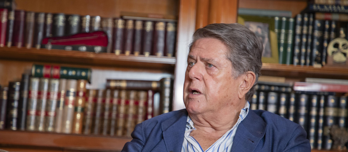 Federico Trillo, durante la entrevista