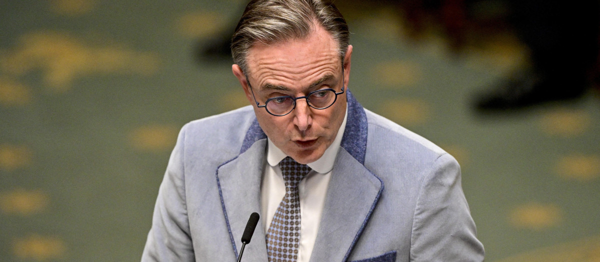 El primer ministro de Bélgica, Bart De Wever, en Bruselas