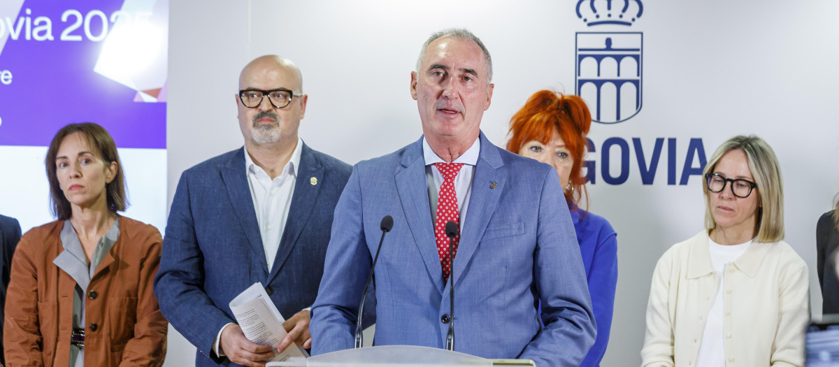 El alcalde de Segovia, José Mazarías, en una imagen de archivo