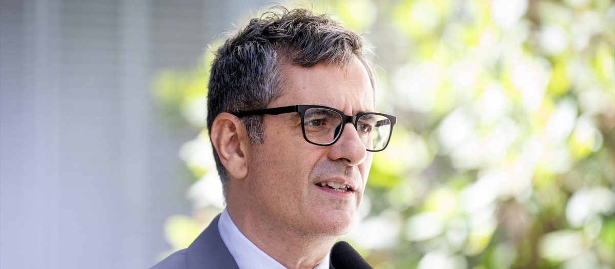 El ministro de Presidencia, Justicia y Relaciones con las Cortes, Félix Bolaños