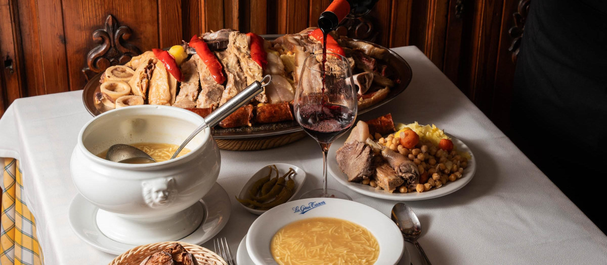 El cocido madrileño de la Gran Tasca