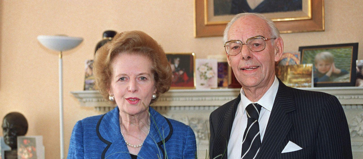 Margaret y Denis Thatcher