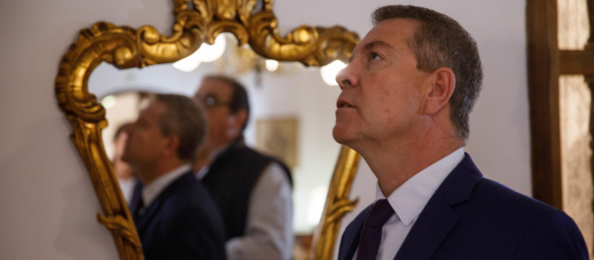 El presidente de Castilla-La Mancha, Emiliano García-Page, visita, en Almagro, el Palacio de los Marqueses de Torremejía, ubicado en la Plaza de Santo Domingo de la localidad

REMITIDA / HANDOUT por DAVID ESTEBAN GONZALEZ/JCCM
Fotografía remitida a medios de comunicación exclusivamente para ilustrar la noticia a la que hace referencia la imagen, y citando la procedencia de la imagen en la firma
15/10/2025