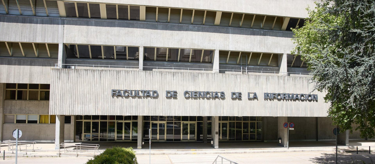 Fachada de la Facultad de Ciencias de la Información de la Universidad Complutense