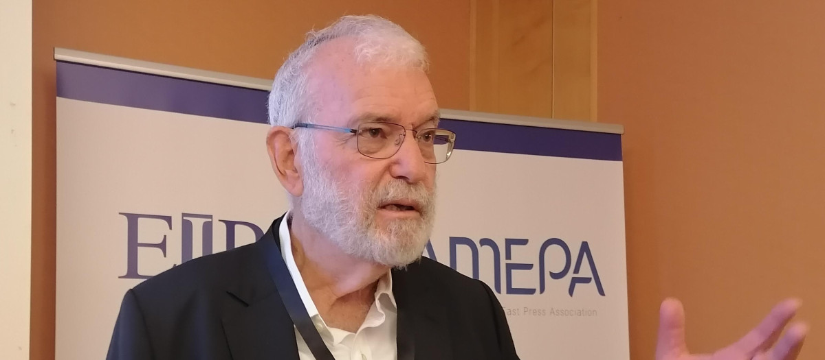 Archivo- Yaacov Amidror en un encuentro en Bruselas de la EJA en septiembre de 2024.