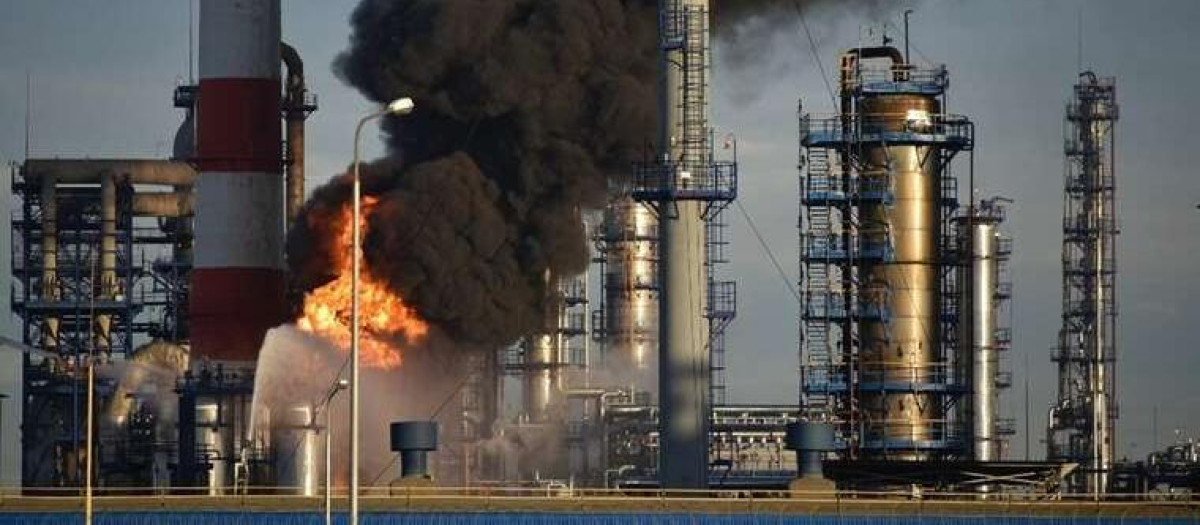 Planta de gas rusa en Oremburgo