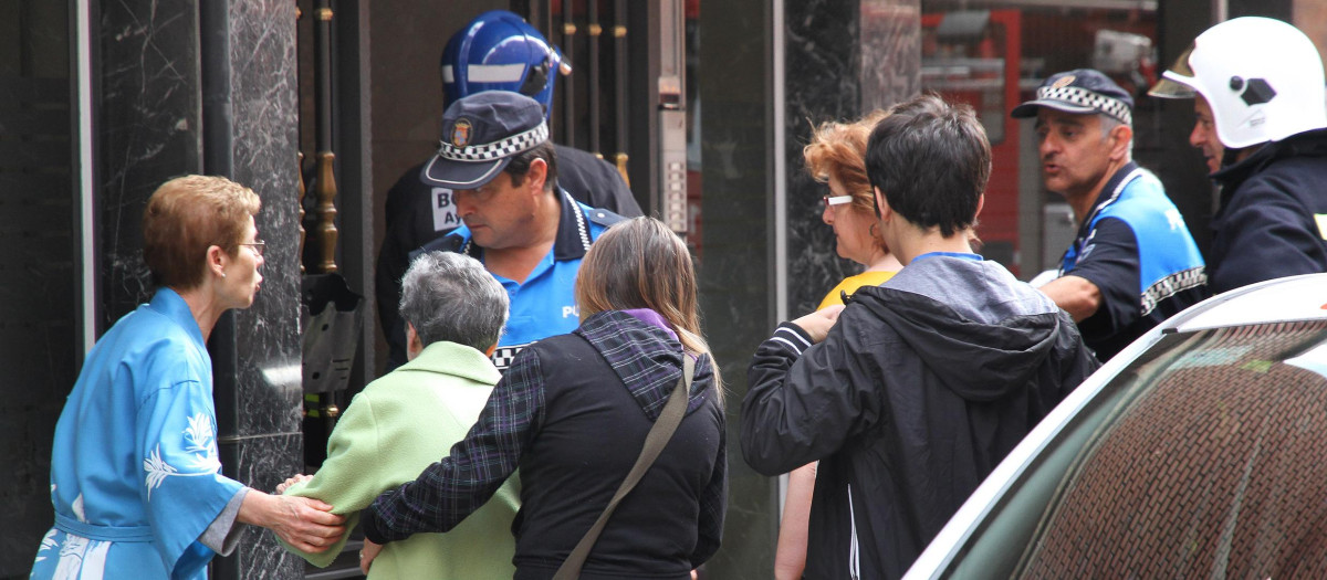 Agentes de la Policía Local de Palencia, en una imagen de archivo