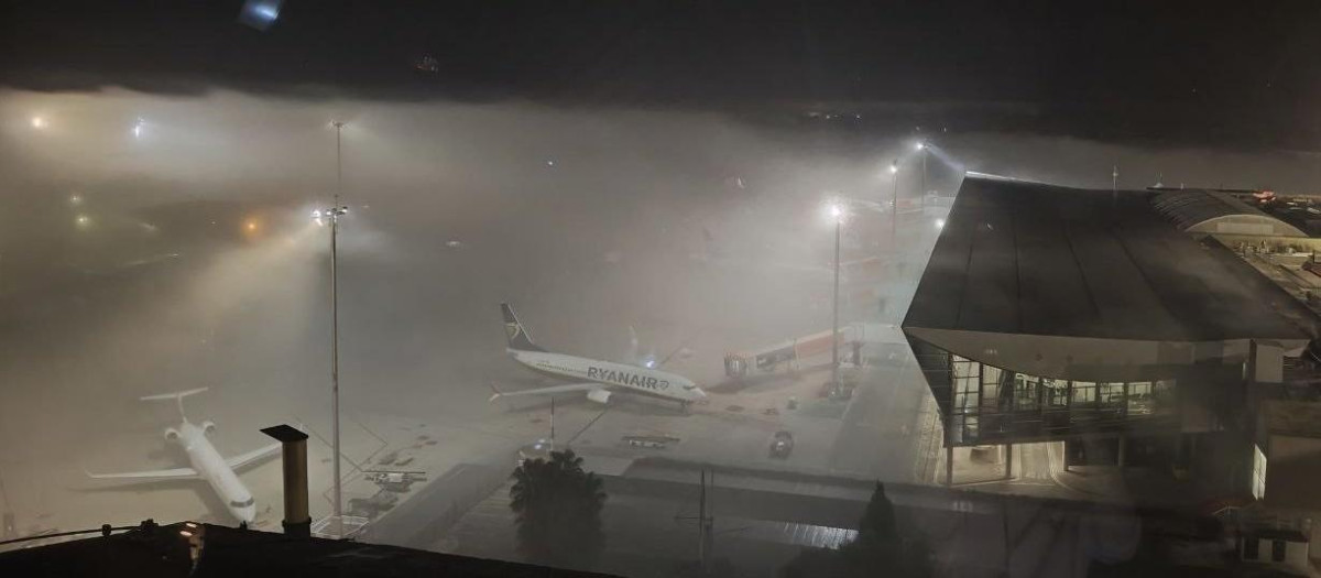 Retrasos por niebla en el aeropuerto de Palma
