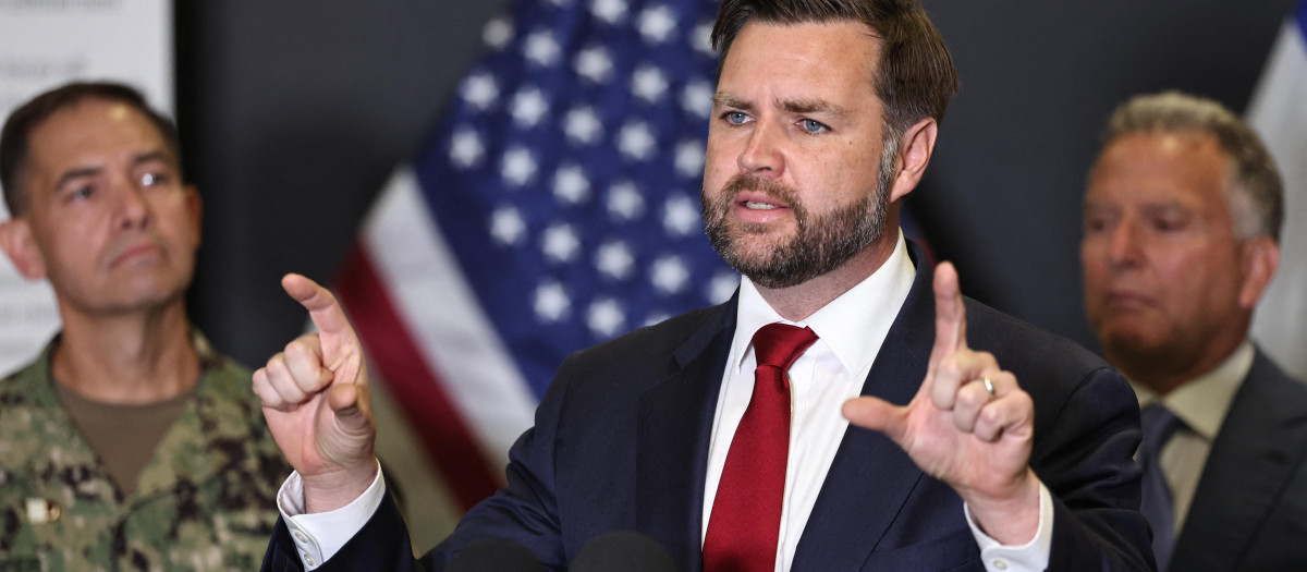 J.D Vance vicepresidente electo de los Estados Unidos en su visita a Israel