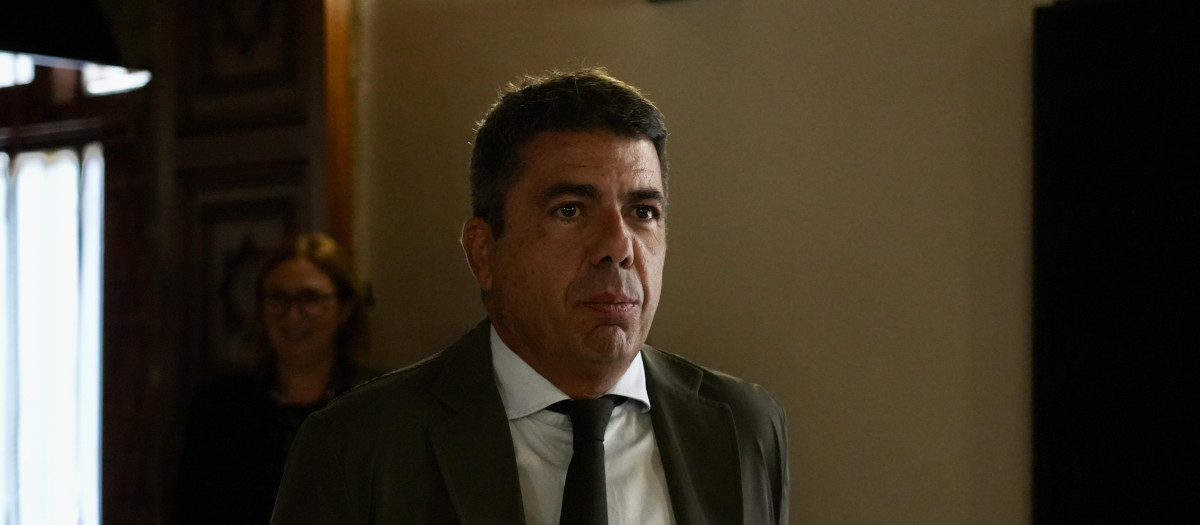El presidente de la Generalitat Valenciana, Carlos Mazón